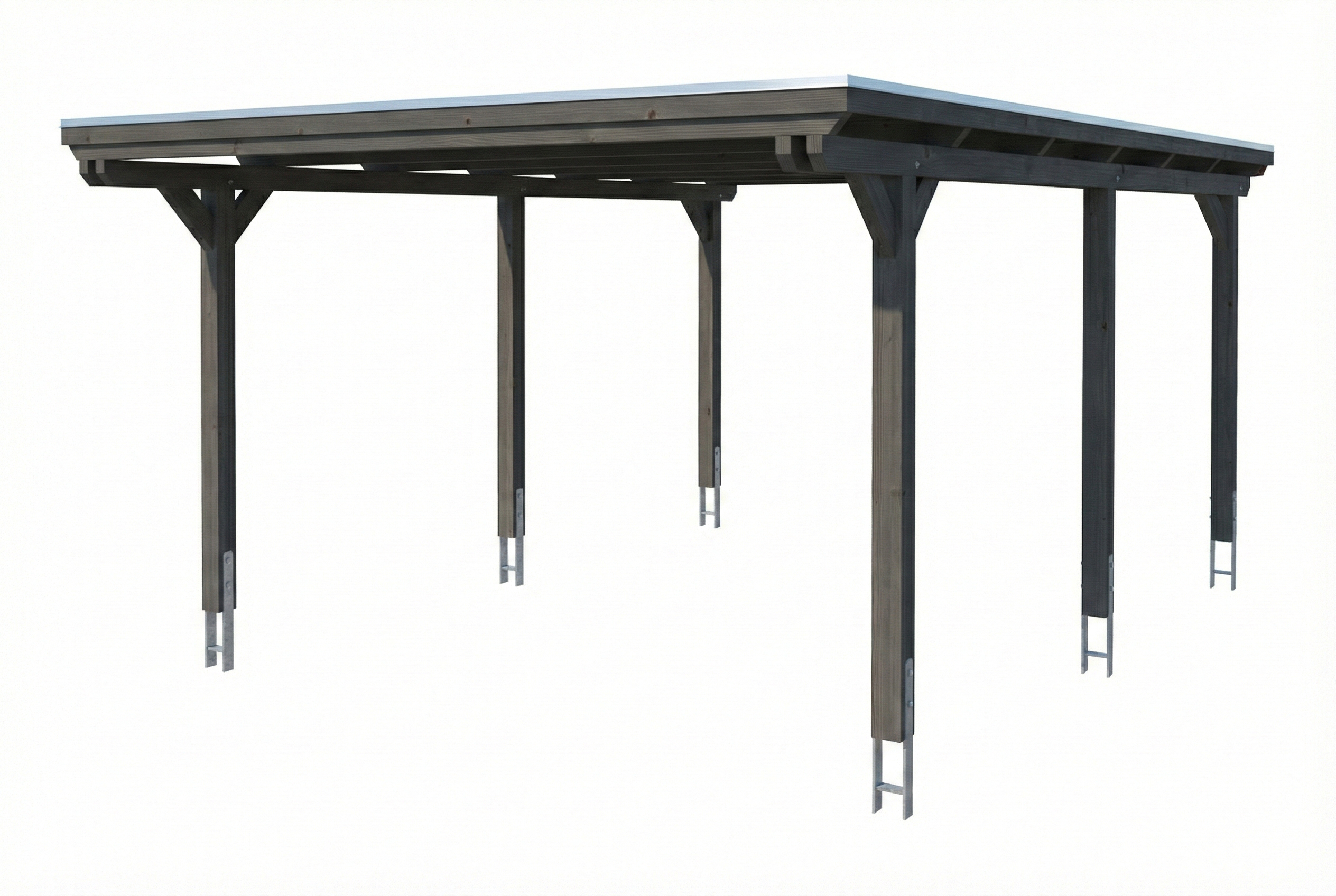 Carport Emsland 402 x 604 cm, Stahl-Dachplatten mit Antikondensvlies, anthrazit AI generated – Carport Emsland 402 x 604 cm, Stahl-Dachplatten mit Antikondensvlies, anthrazit