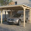 Carport Emsland 402 x 604 cm mit EPDM-Dach, natur AI generated – Carport Emsland 402 x 604 cm mit EPDM-Dach, natur