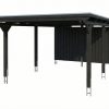 Carport Emsland 402 x 846 cm, Stahl-Dachplatten mit Antikondensvlies, anthrazit AI generated – Carport Emsland 402 x 846 cm, Stahl-Dachplatten mit Antikondensvlies, anthrazit