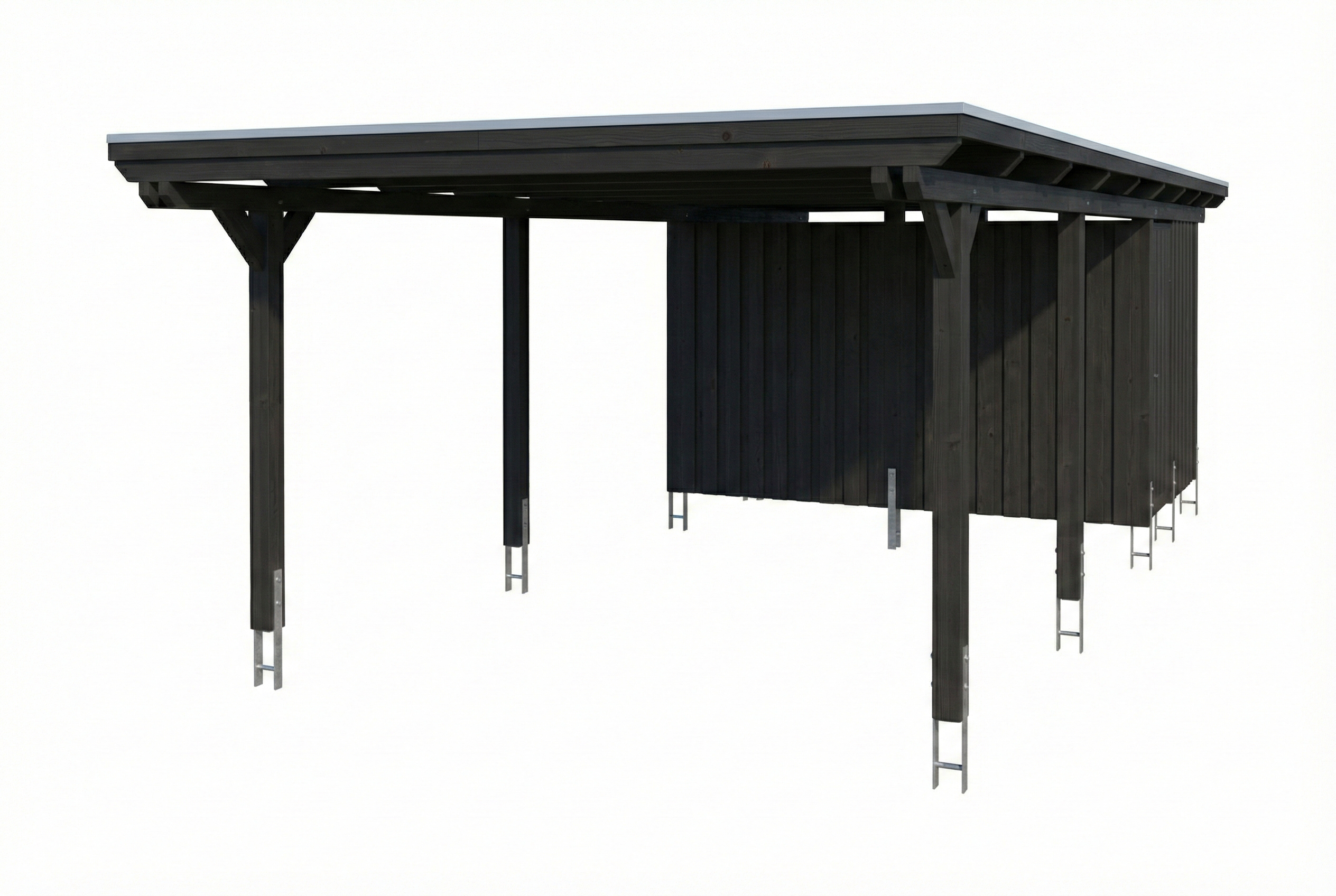 Carport Emsland 402 x 846 cm, Stahl-Dachplatten mit Antikondensvlies, anthrazit AI generated – Carport Emsland 402 x 846 cm, Stahl-Dachplatten mit Antikondensvlies, anthrazit