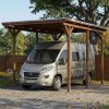 Carport Emsland Caravan 402 x 604 cm, Stahl-Dachplatten mit Antikondensvlies, nussbaum AI generated – Carport Emsland Caravan 402 x 604 cm, Stahl-Dachplatten mit Antikondensvlies, nussbaum