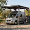 Carport Emsland Caravan 402 x 604 cm, Stahl-Dachplatten mit Antikondensvlies, schiefergrau AI generated – Carport Emsland Caravan 402 x 604 cm, Stahl-Dachplatten mit Antikondensvlies, schiefergrau