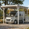 Carport Emsland Caravan 402 x 604 cm, Stahl-Dachplatten mit Antikondensvlies, weiß AI generated – Carport Emsland Caravan 402 x 604 cm, Stahl-Dachplatten mit Antikondensvlies, weiß