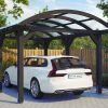 Bogendach-Carport Franken 376 x 541 cm, anthrazit