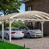 Bogendach-Carport Franken 635 x 755 cm, natur Bogendach-Carport Franken 635 x 755 cm, natur