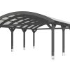 Bogendach-Carport Franken 635 x 755 cm, schiefergrau Bogendach-Carport Franken 635 x 755 cm, schiefergrau