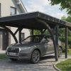 Carport Friesland Set F, 320 x 555 cm, mit zwei Einfahrtsbögen, anthrazit AI generated – Carport Friesland Set F, 320 x 555 cm, mit zwei Einfahrtsbögen, anthrazit