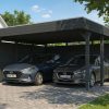 Carport Friesland Set C, 546 x 555 cm, mit Seiten- und Rückwand, anthrazit AI generated – Carport Friesland Set C, 546 x 555 cm, mit Seiten- und Rückwand, anthrazit