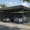 Carport Friesland Set C, 546 x 555 cm, mit Seiten- und Rückwand, schiefergrau AI generated – Carport Friesland Set C, 546 x 555 cm, mit Seiten- und Rückwand, schiefergrau