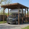 Caravan-Carport Friesland 402 x 555 cm, mit Stahl-Dachplatten, nussbaum AI generated – Caravan-Carport Friesland 402 x 555 cm, mit Stahl-Dachplatten, nussbaum