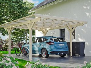 Carport Odenwald 428 x 541 cm, natur