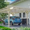 Carport Odenwald 428 x 648 cm, natur