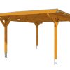 Carport Odenwald 428 x 648 cm, eiche hell
