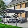 Carport Odenwald 640 x 541 cm, schiefergrau