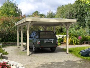 Carport Spessart 355 x 604 cm, natur