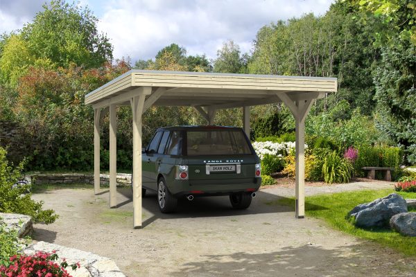 Carport Spessart 355 x 604 cm, natur