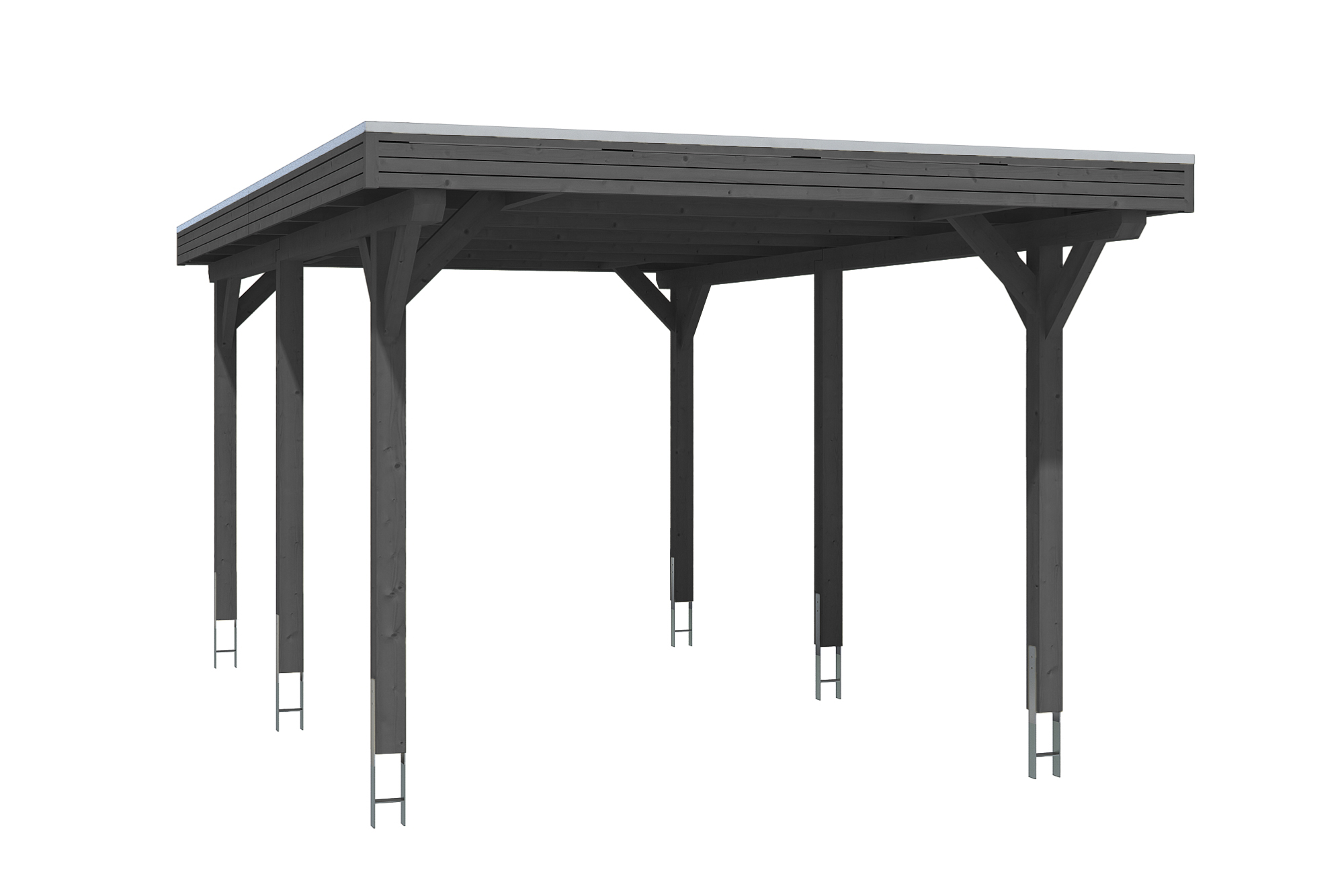Carport Spessart 355 x 604 cm, anthrazit
