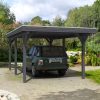 Carport Spessart 355 x 604 cm, schiefergrau