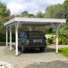 Carport Spessart 355 x 604 cm, weiß