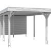 Carport Spessart 355 x 846 cm, weiß