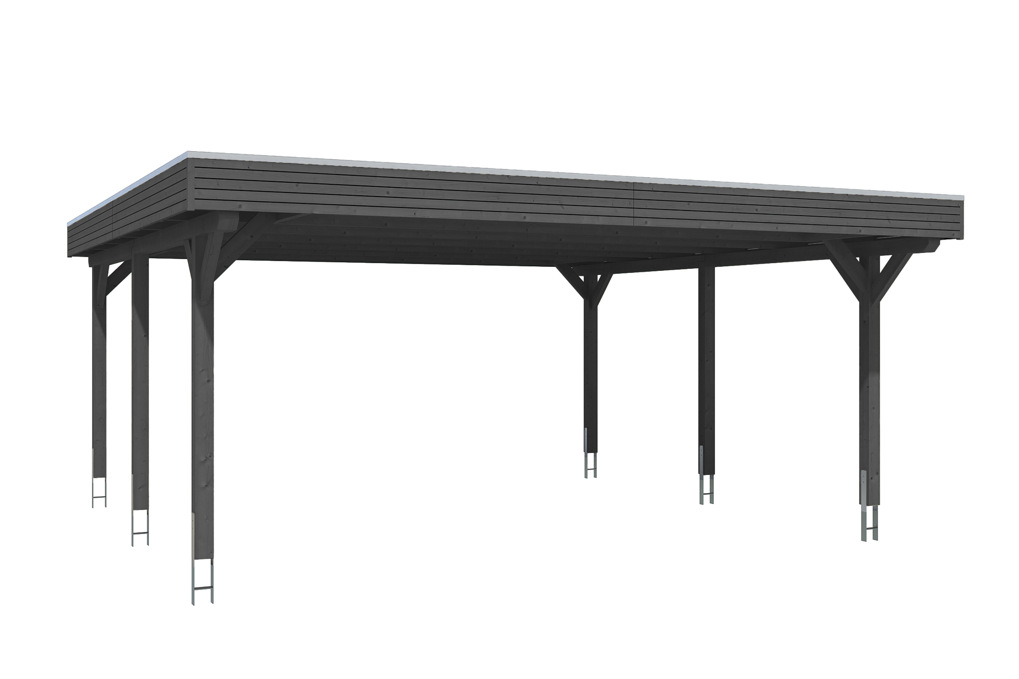 Carport Spessart 611 x 604 cm, anthrazit
