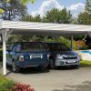 Carport Spessart 611 x 604 cm, weiß