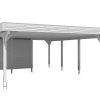 Carport Spessart 611 x 846 cm, weiß