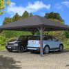 Carport Taunus 634 x 634 cm, schiefergrau Carport Taunus 634 x 634 cm, schiefergrau