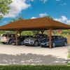 Carport Taunus 1176 x 634 cm, nussbaum Carport Taunus 1176 x 634 cm, nussbaum