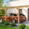 Carport Vogtland 300 x 541 cm, natur