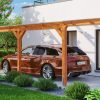 Carport Vogtland 300 x 541 cm, eiche hell
