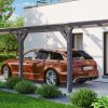 Carport Vogtland 300 x 541 cm, schiefergrau