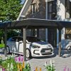 Carport Wendland 362 x 628 cm mit EPDM-Dach, schwarze Blende, schiefergrau Carport Wendland 362 x 628 cm mit EPDM-Dach, schwarze Blende, schiefergrau