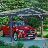 Carport Westerwald 362 x 541 cm, schiefergrau