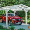 Carport Westerwald 362 x 541 cm, weiß