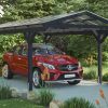 Carport Westerwald 362 x 648 cm, anthrazit