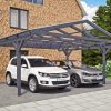 Carport Westerwald 570 x 541 cm, schiefergrau