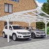 Carport Westerwald 570 x 541 cm, weiß
