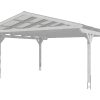 Carport Westerwald 570 x 648 cm, weiß