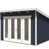 Gartenhaus Ostende 1, 350 x 250 cm, schiefergrau