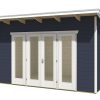 Gartenhaus Ostende 2, 400 x 300 cm, schiefergrau