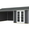 Gartenhaus Tilburg 613 x 380 cm, schiefergrau
