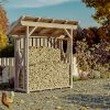 Holzunterstand Lars 1, 240 x 102 cm, natur