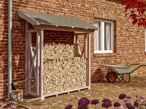 Holzunterstand Paul 1, 240 x 88 cm, natur