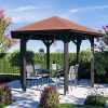Pavillon Nancy 2, Leimholz, anthrazit