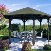 Pavillon Nancy 3, Leimholz, anthrazit