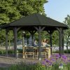 Pavillon Nice 2, Leimholz, anthrazit