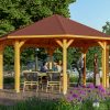 Pavillon Nice 3, Leimholz, eiche hell