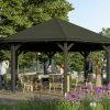 Pavillon Nice 4, Leimholz, anthrazit