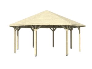 Pavillon Nice 4, Leimholz, natur